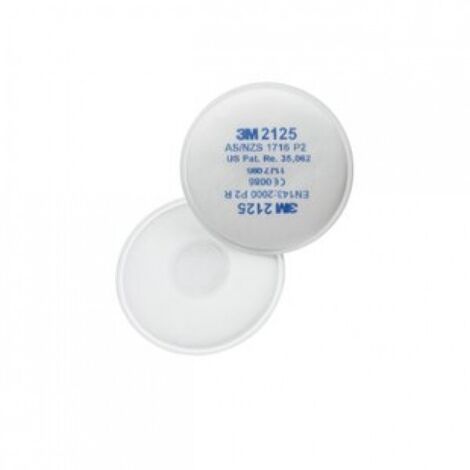 Filtre pour respirateur 3M 2125 P2 R 2 unités