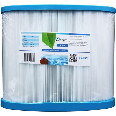 Filtre pour spa Hydropool Serenity 4300, 4500, 5900, 6600, 6800 par Darlly