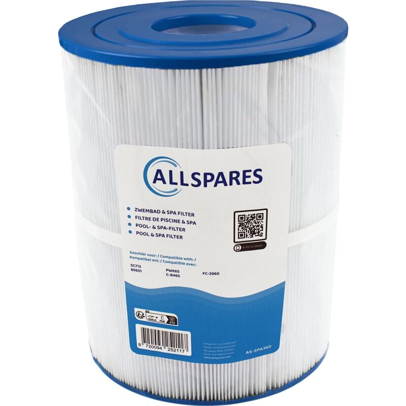 Allspares - Filtre pour spa SC713 / 80651 / C-8465