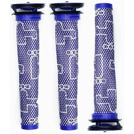 Filtre Pré-Moteur pour Aspirateur Dyson V6/V7/V8/DC58-DC74 – Pack de 3, Haute Efficacité