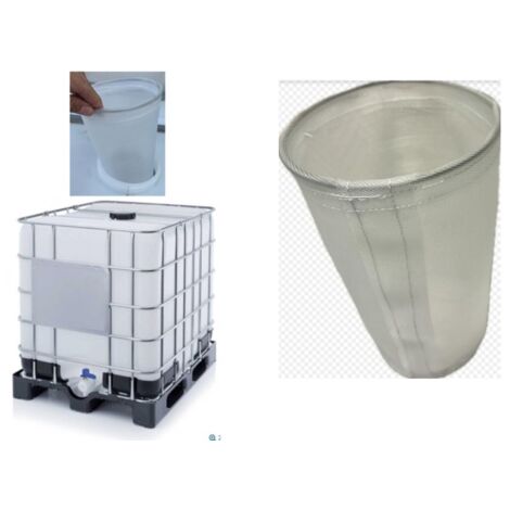 Filtre récupérateur d'eau de pluie pour cuve IBC – Filetage plomberie 150 mm – Anneau de maintien – Résistant et durable – Easyfilter