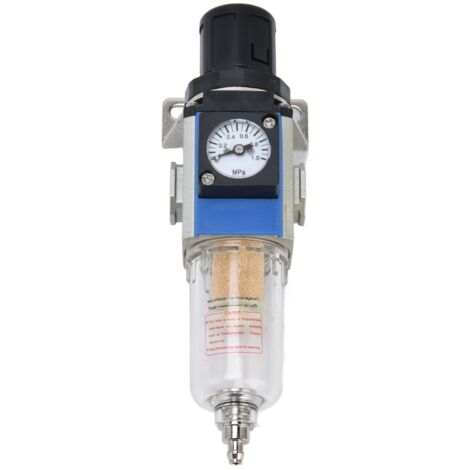 Filtre régulateur de pression pour compresseur d'air 10CC avec manomètre et purge automatique, modèle GFR200-08 PT1/4