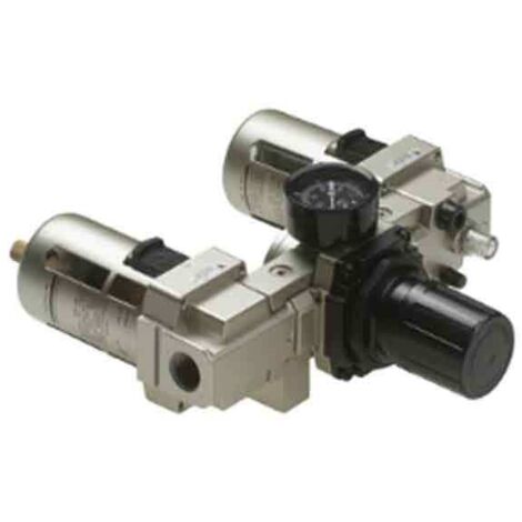 Filtre + régulateur + lubrificateur (3 corps) Femelle GAZ 1"