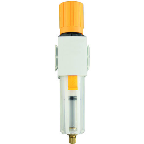 Filtre régulateur RS PRO EA2000, G 1/4, Filtration 40µ, 10 bars ( Prix pour 1 )