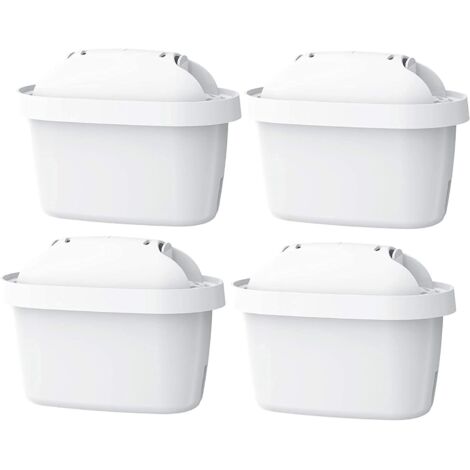 Filtre, Remplacement pour Brita® Maxtra+® Plus, Maxtra Pro® All-in-1 Cartouche de Filtre à Eau, Compatible avec Brita® Marella® Carafe Filtrante, TÜV SÜD, NSF Certifiée (4)