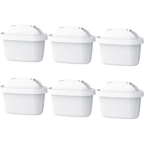 Filtre, Remplacement pour Brita® Maxtra+® Plus, Maxtra Pro® All-in-1 Cartouche de Filtre à Eau, Compatible avec Brita® Marella® Carafe Filtrante, TÜV SÜD, NSF Certifiée (6)