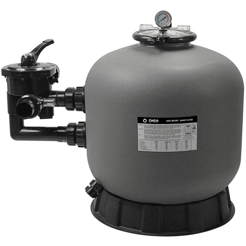Filtre à sable piscine Onda montage latéral FS11 - 10,8 m³/h - 527 mm