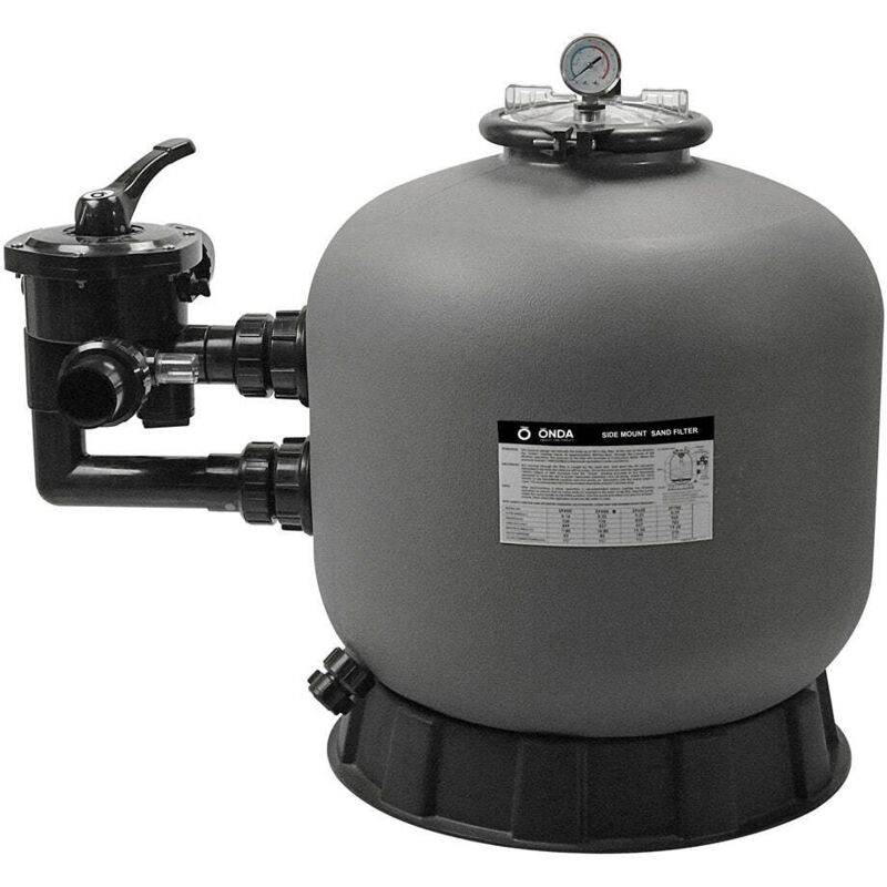 Filtre à sable piscine Onda montage latéral FS20 - 20m³/h - 703mm