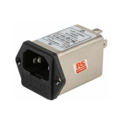 Filtre secteur RS PRO, 4A max, 2 phases, 250 V c.a. max, Montage à visser