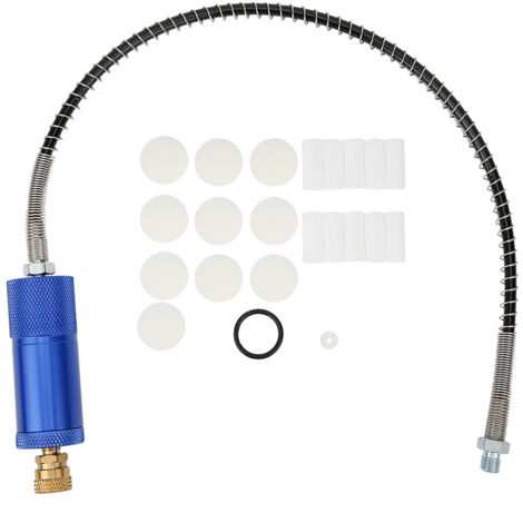 Filtre Séparateur Eau-Huile pour Pompe à Air 30MPA 40MPA 4500psi, Raccord Femelle 8mm et Tuyau à Ressort