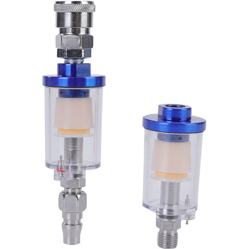 Filtre Séparateur Huile-Eau pour Pistolet à Peinture et Compresseur d'Air - Haute Filtration 5μm - Compatible Tous Modèles