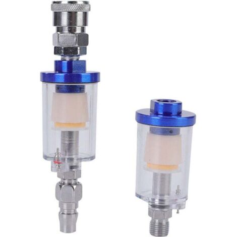 Filtre Séparateur Huile-Eau pour Pistolet à Peinture et Compresseur d'Air - Haute Filtration 5μm - Compatible Tous Modèles