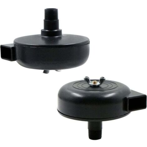 Filtre silencieux à air comprimé - 2 Pcs Compresseur d'air Filtre Silencieux, 3/8" 16mm Male Filetage Metal Coque Air Compresseur Silencieux Filtre pour les chaudières à compresseur d'air