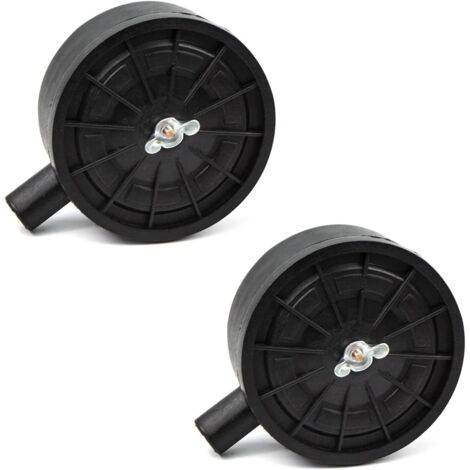 Filtre Silencieux Compresseur D'air Accessoires, à air Comprimé 1/2" 20mm Male Filetage Plastiques Coque Air Compresseur Silencieux Filtres pour Les Chaudières à Compresseur D'air 2 Pièces