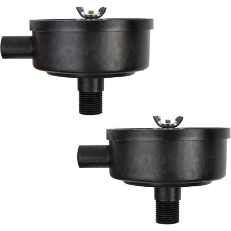 Filtre Silencieux Compresseur D'air Accessoires, à air Comprimé 1/2" 20mm Male Filetage Plastiques Coque Air Compresseur Silencieux Filtres pour Les Chaudières à Compresseur D'air 2 Pièces