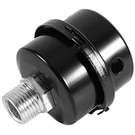 Filtre Silencieux pour Compresseur d'Air,Silencieux filetés Filtres à air Silencieux pour connecteurs de compresseur sans huile(1/2" Filetage 20mm)
