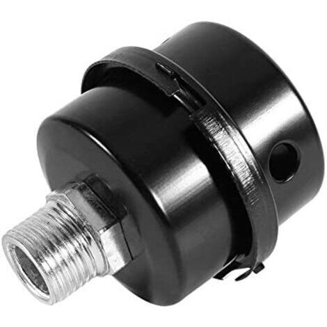 Filtre Silencieux pour Compresseur d'Air,Silencieux filetés Filtres à air Silencieux pour connecteurs de compresseur sans huile(1/2" Filetage 20mm)