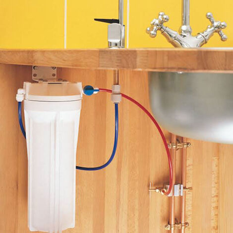 Filtre sous évier ECO – Cartouche AM 0,45 micron – Filtration plomb, cuivre, pesticides – Capacité 6000 litres – Installation simple – Hydropure