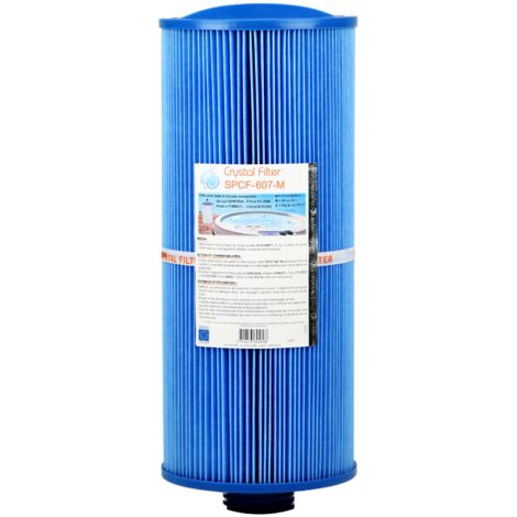 Filtre Spa Crystal Filter® SPCF-607-M antibactérien compatible Jacuzzi 6000383A - Pleatco PJW60TL-F2S - Darlly 60521