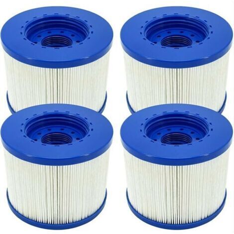 Filtre Spa Infinite a Visser, Cartouche Filtre à Vis pour Spa Gonflable Pas De Vis 60mm, Cartouche Filtre pour Spa, Compatible pour Cosy Spa, Clever Spa et de Plus 4 pièces