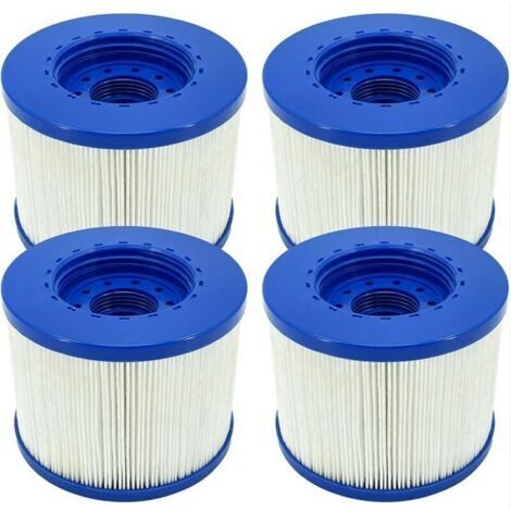 Filtre Spa Infinite a Visser, Cartouche Filtre à Vis pour Spa Gonflable Pas De Vis 60mm, Cartouche Filtre pour Spa, Compatible pour Cosy Spa, Clever Spa et de Plus 4 pièces