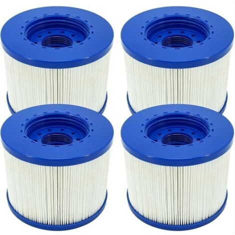 Filtre Spa Infinite a Visser, Cartouche Filtre Vis pour Spa Gonflable Pas De Vis 60mm, Cartouche Filtre pour Spa, Compatible pour Cosy Spa, Clever Spa et de Plus 4 pices