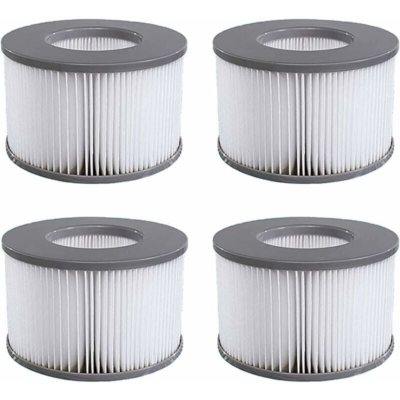 filtre spa lite pour mspa,filtre pour mspa lite, pour filtre Mspa Whirlpool - Cartouches filtrantes pour spas et spas - Modèle à partir de 2020 (4pcs)