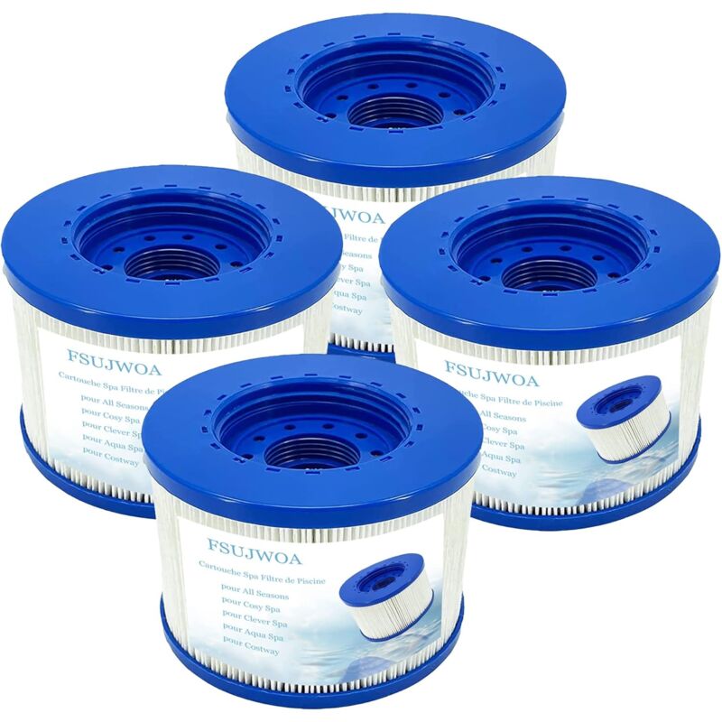 Filtre Spa à Visser, Filtre Spa Gonflable a Visser 60Mm pour Lumix Cartouche Filtre de Piscine pour Infinite Spa Filtre Accessoires, pour Clever Spa