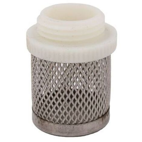 Filtre supplémentaire JS, panier d'aspiration en acier inoxydable avec AG, DN40, 1 1/2"