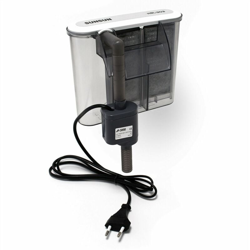 Filtre suspendu aquarium 350l/h jusqu'a 40 litres aquarium