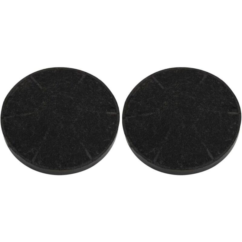 Filtres &agrave; charbon pour hotte de cuisine 2 pcs 105x21 mm