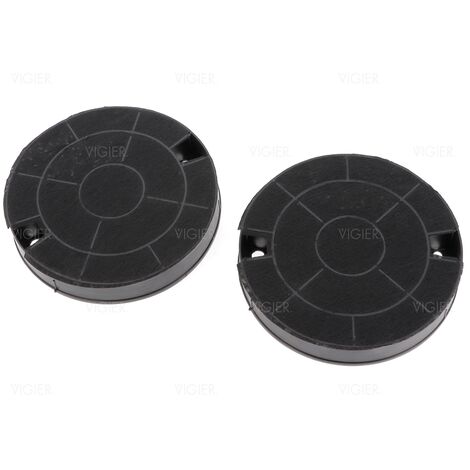 Filtres à charbon pour hotte – Lot de 2 – NYTTIGFIL600 – Diamètre 190mm, épaisseur 35mm – Compatibles avec modèles Ikea LUFTIG HW400