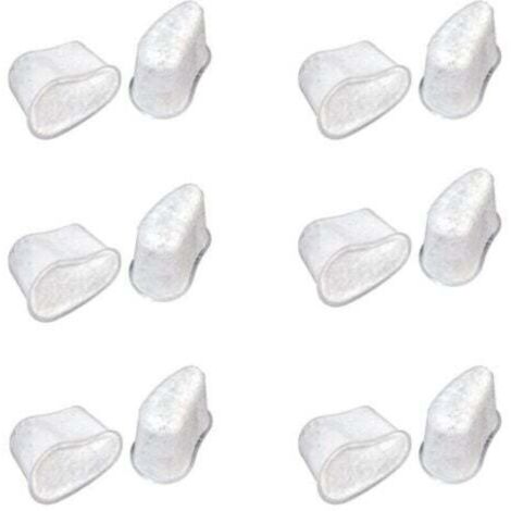 Filtres à eau pour cafetière KRUPS F4720057 – Lot de 12, charbon actif en coquille de noix de coco, non tissé, certifié FDA
