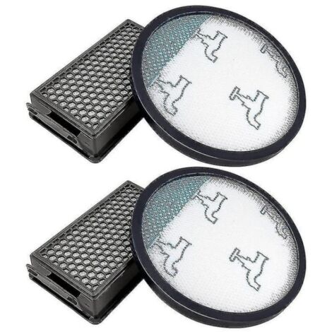 Filtres accessoires pour aspirateur Rowenta (1 filtre avant + 1 filtre arrière) x 2 pièces + 1 brosse à tête d'oie