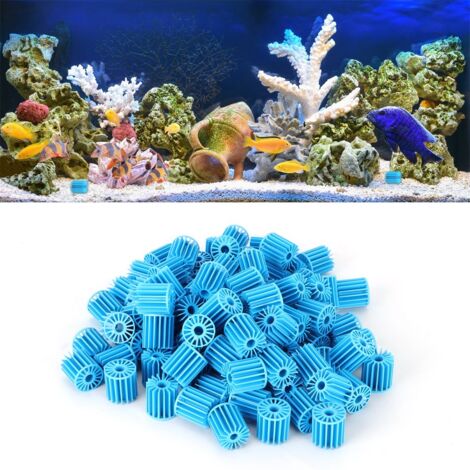 Filtres Aquarium Billes Biologiques pour Épuration de l'Eau - Matériel de Filtration pour Aquariophilie 100 Pièces - AUTRES