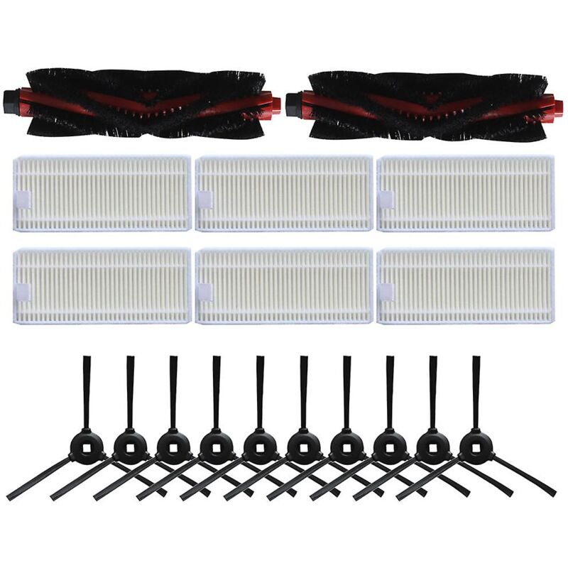 Filtres brosses latérales à rouleau pour Left M200 M201 M520m M571