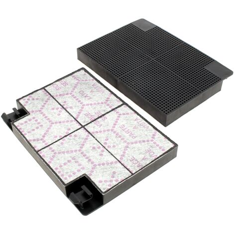 Filtres charbon par 2, 193x137mm 484000008781 - hotte