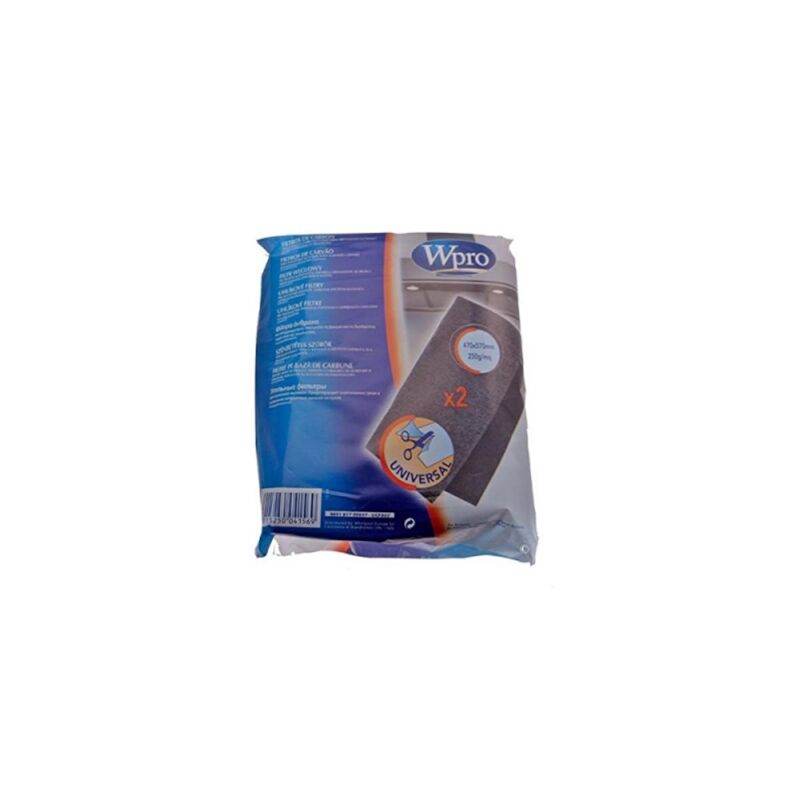 Brandt - filtres charbon pour hotte livree par 2 pour