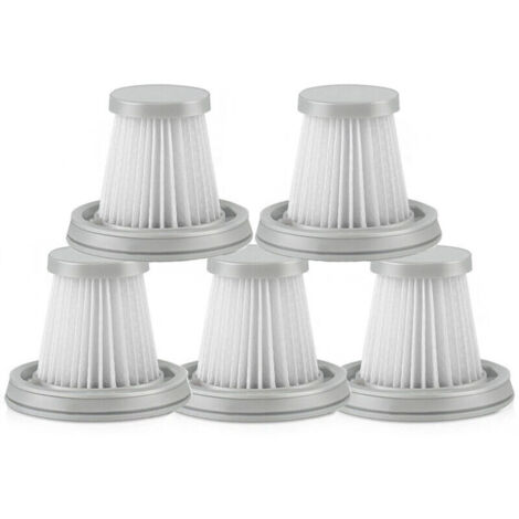 Filtres compatibles avec les aspirateurs portables Mijia et les petits aspirateurs portables sans fil Xiaomi (filtres HEPA, lot de 5)