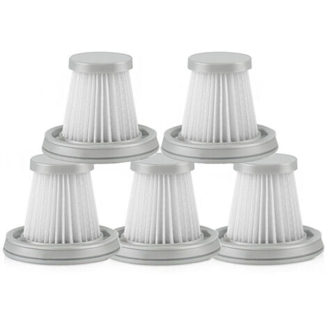 Filtres compatibles avec les aspirateurs portables Mijia et les petits aspirateurs portables sans fil Xiaomi (filtres HEPA, lot de 5)