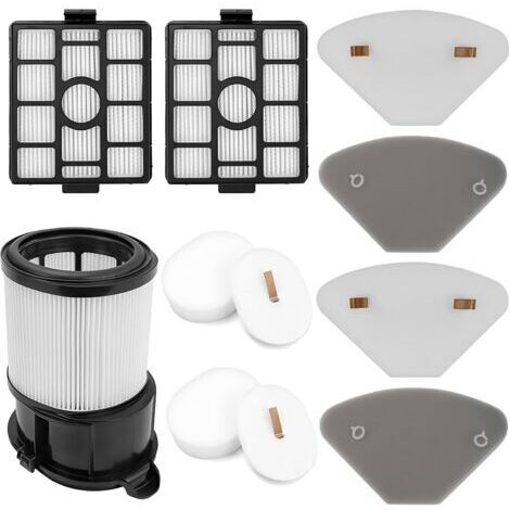 Filtres Compatibles avec Shark IP3251/ IP3251C/ IP3252/ IP1251 les Accessoires pour Aspirateur, Jeu de 11 Filtres Lavables et Réutilisables de Rechange pour Aspirateur