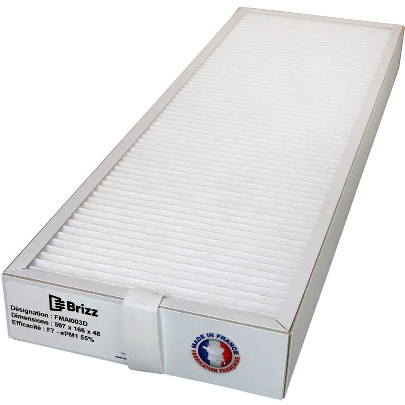 Brizz - Filtre compatible vmc WS320/470 maico - contenu : 1 F7