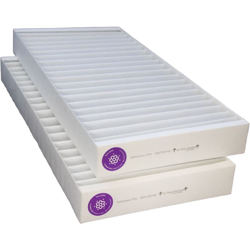 Brizz - Filtres compatibles vmc nilan Comfort CT300 (2 pièces)