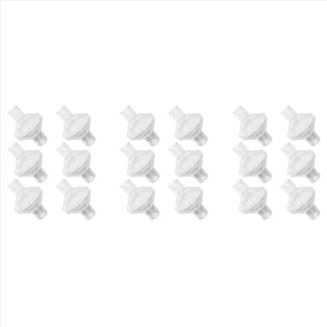 Filtres CPAP en ligne, lot de 18 filtres hypoallergéniques pour machines, filtre de remplacement