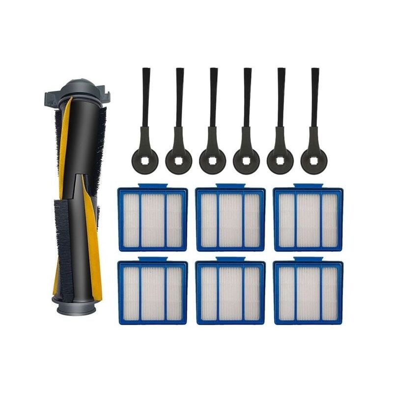 Filtres de Brosse LatéRale de Brosse Principale pour Shark iq RV1001Ae RV101 PièCes D'Accessoires de Rechange pour Robot Aspirate