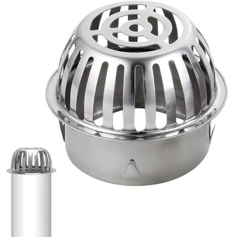 Filtres de gouttière en acier inoxydable – Protection étanche anti-rouille, grille métallique pour évacuation optimale – Lot de 4