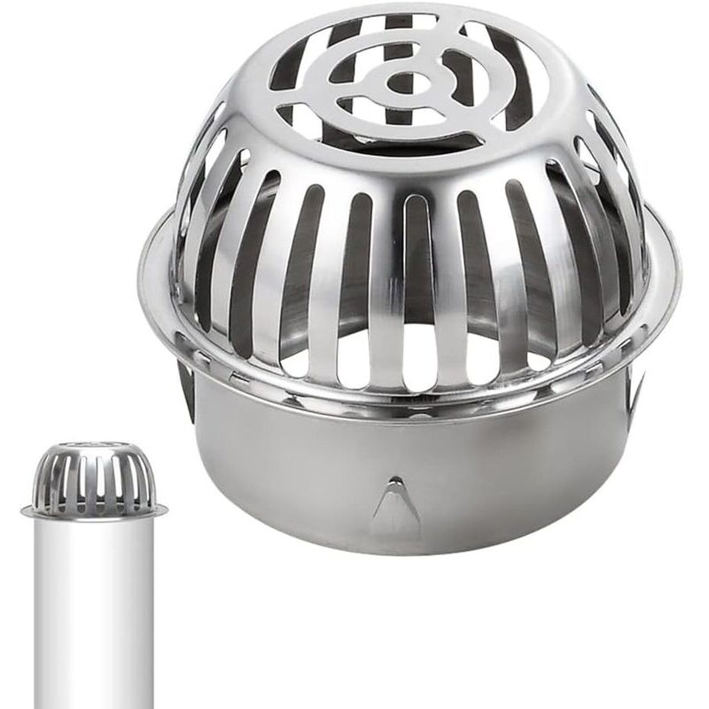 Ensoleille - Filtres de Gouttière en Acier Inoxydable Protège-gouttières en Métal Protection Crapaudine de Gouttière Protection Gouttiere Antirouille