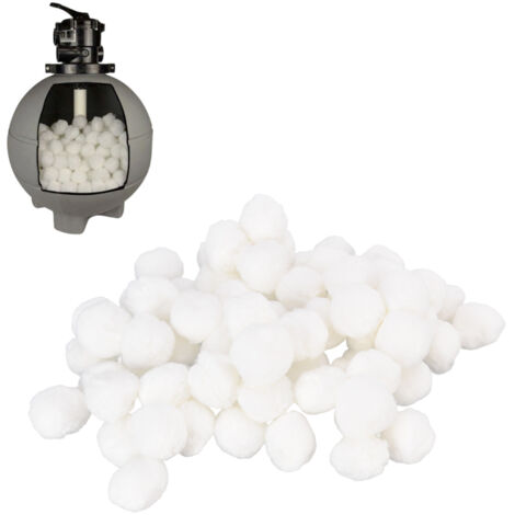 Filtres de Piscine en Fibre Blanche 700g - Billes de Filtration pour Traitement des Eaux et Support Bactérien-AUTRES