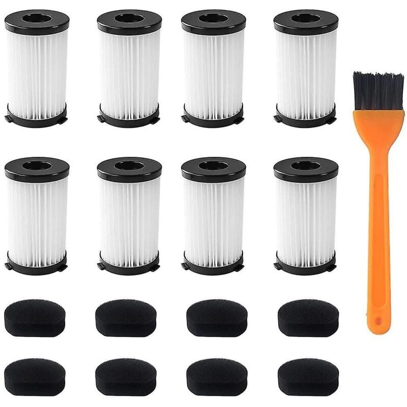 Filtres de rechange pour aspirateurs D600 et Handyforce Rbt 2761 Rbt 2759 Comprend 8 filtres + 8 filtres en mousse