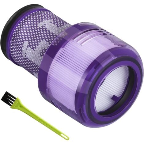 TOOLIVE Filtre pour Dyson V12, Lavable HEPA Filtre Compatible avec Dyson Detect Slim Absolute Extra/Total Clean/Fluffy, Aspirateur sans Fil Interchangeable 971517-01